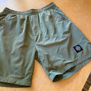 Green Stone Island Shorts